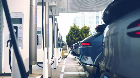 현대자동차그룹의 전기차 초고속 충전소 '이피트(E-pit)'. 현대차그룹 제공